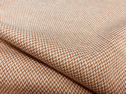 Jacquard-Jersey Zickzack Hellbraun