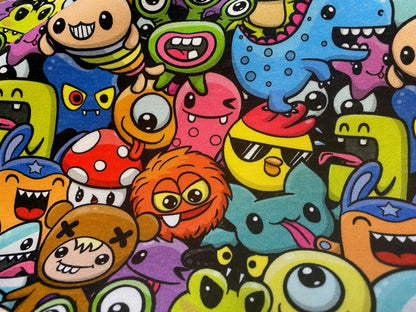Sweatshirtstoff Monsters