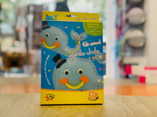 Kinder-Nähset Gentle Whale Wal aus