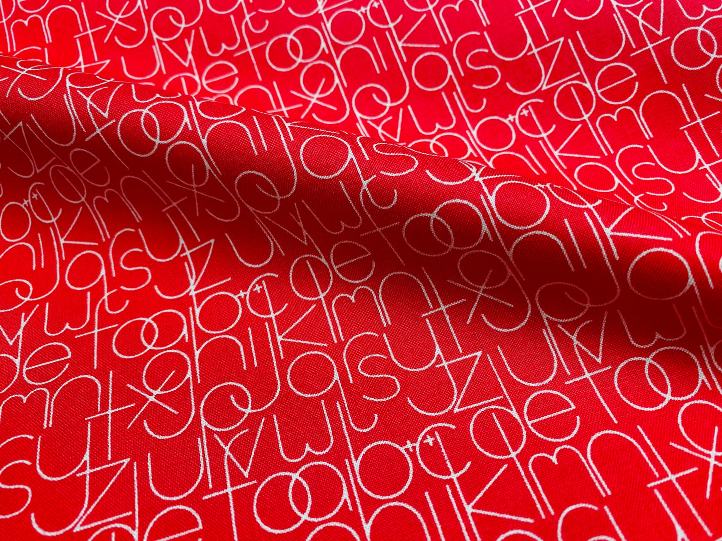 Baumwollstoff Typografie Andover