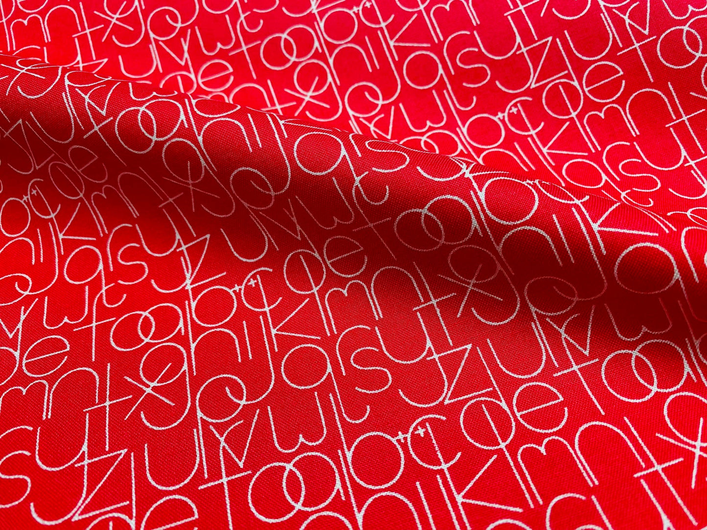 Baumwollstoff Typografie Andover