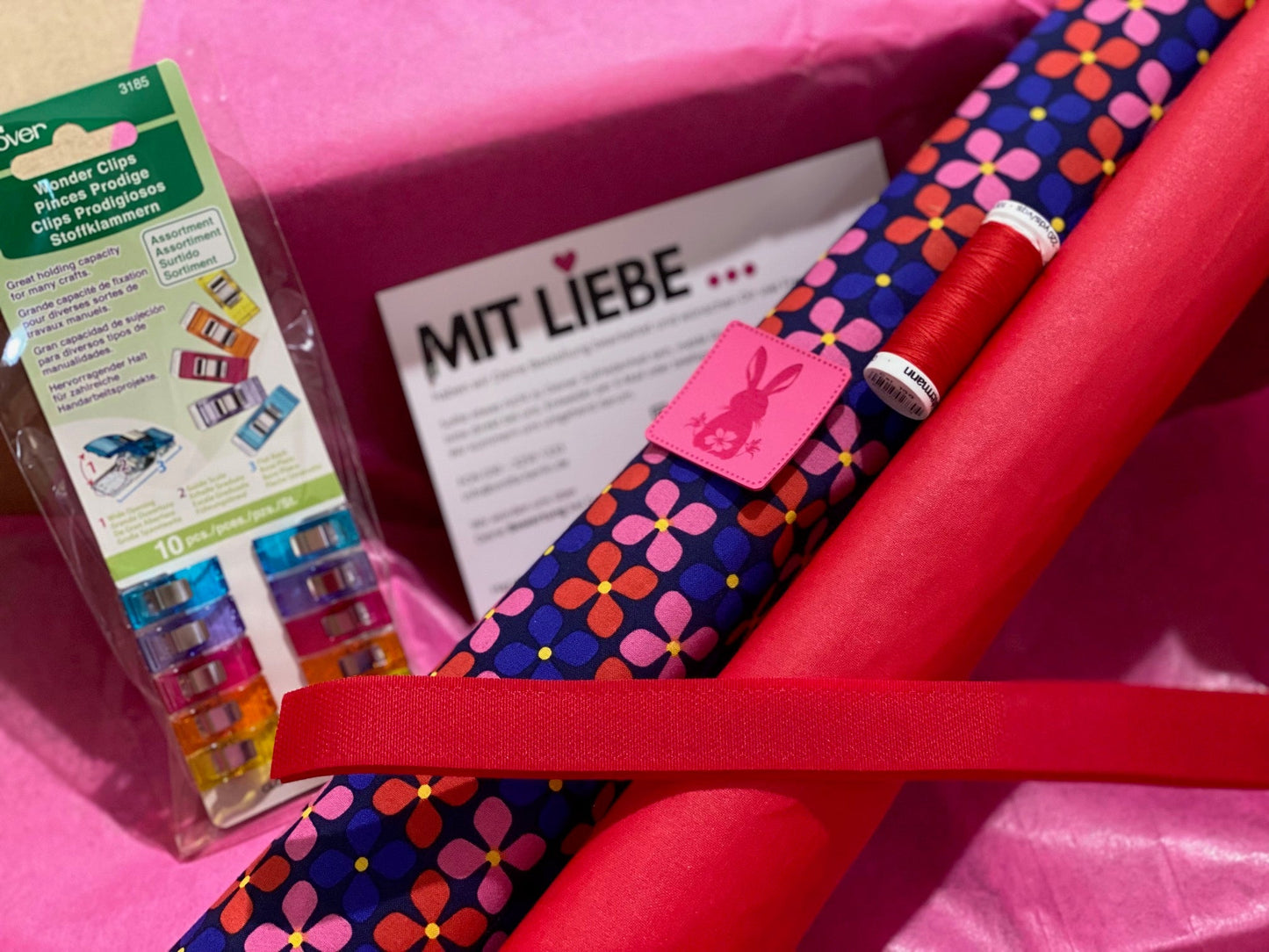 smilla Nähpackage S Retroflower für 2-3 Lunchbags