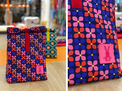 smilla Nähpackage S Retroflower für 2-3 Lunchbags