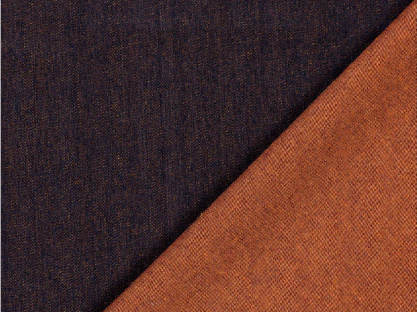 Jeans Aubergine Orange meliert