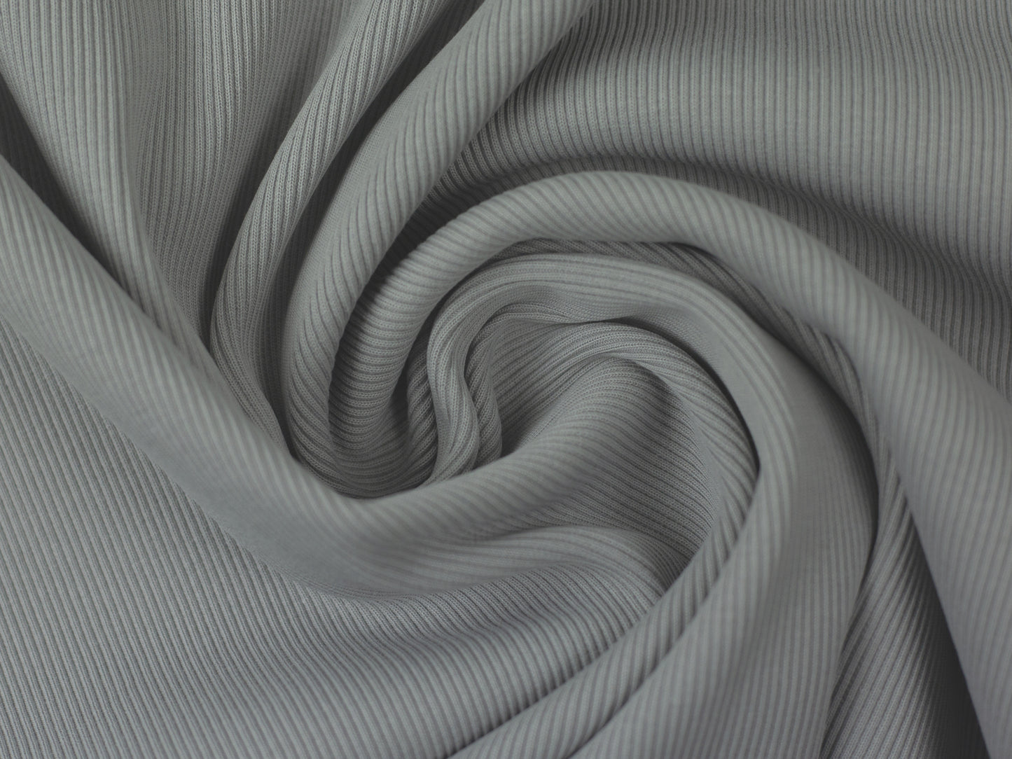 Rippenbündchen Hellgrau