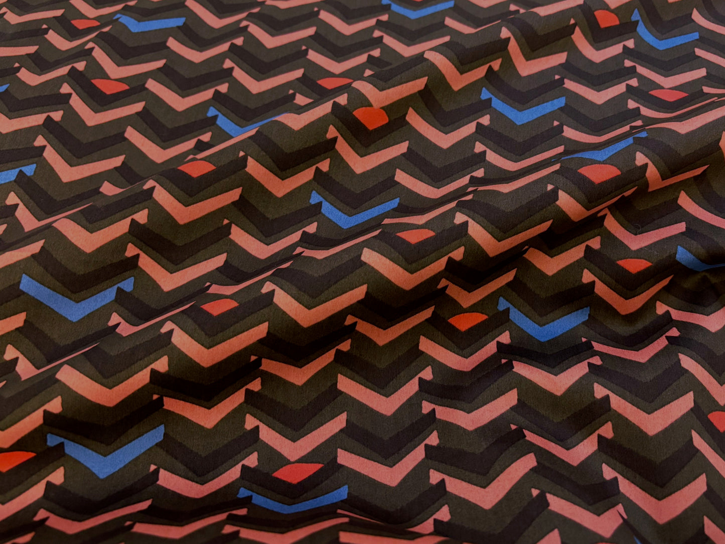 Baumwollsatin Abstract Ethnostyle