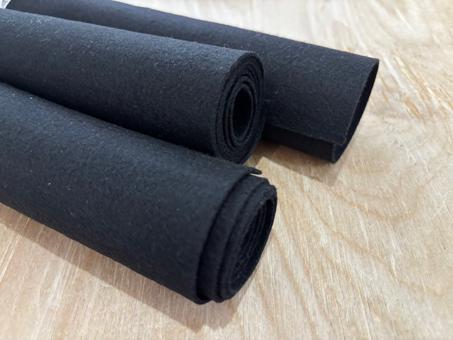 Bastelfilz Uni Schwarz 1,5 mm