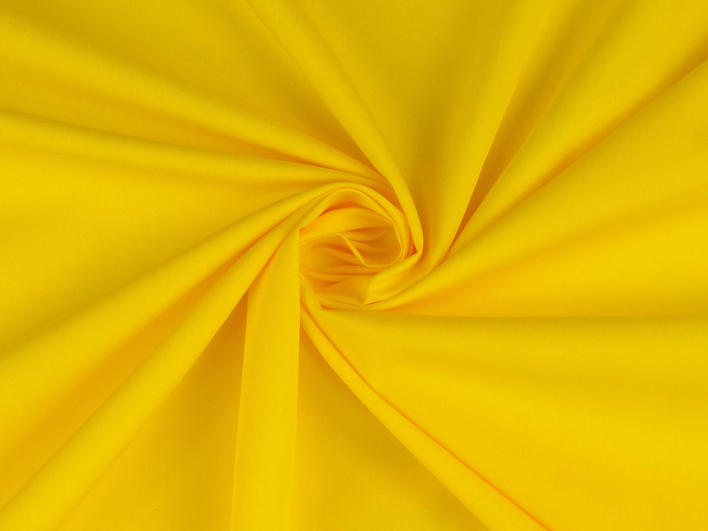 Baumwollstoff Uni Zitronengelb