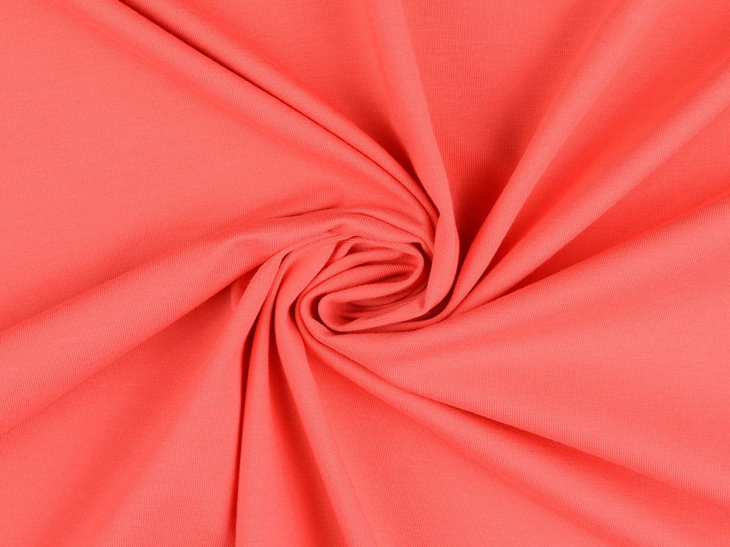 Bio-Baumwolljersey Uni Aprikot