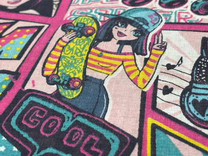 Baumwollstoff Lina Comic Cretonne