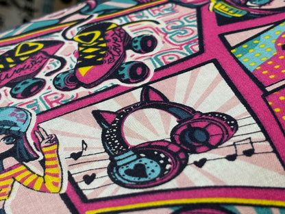 Baumwollstoff Lina Comic Cretonne