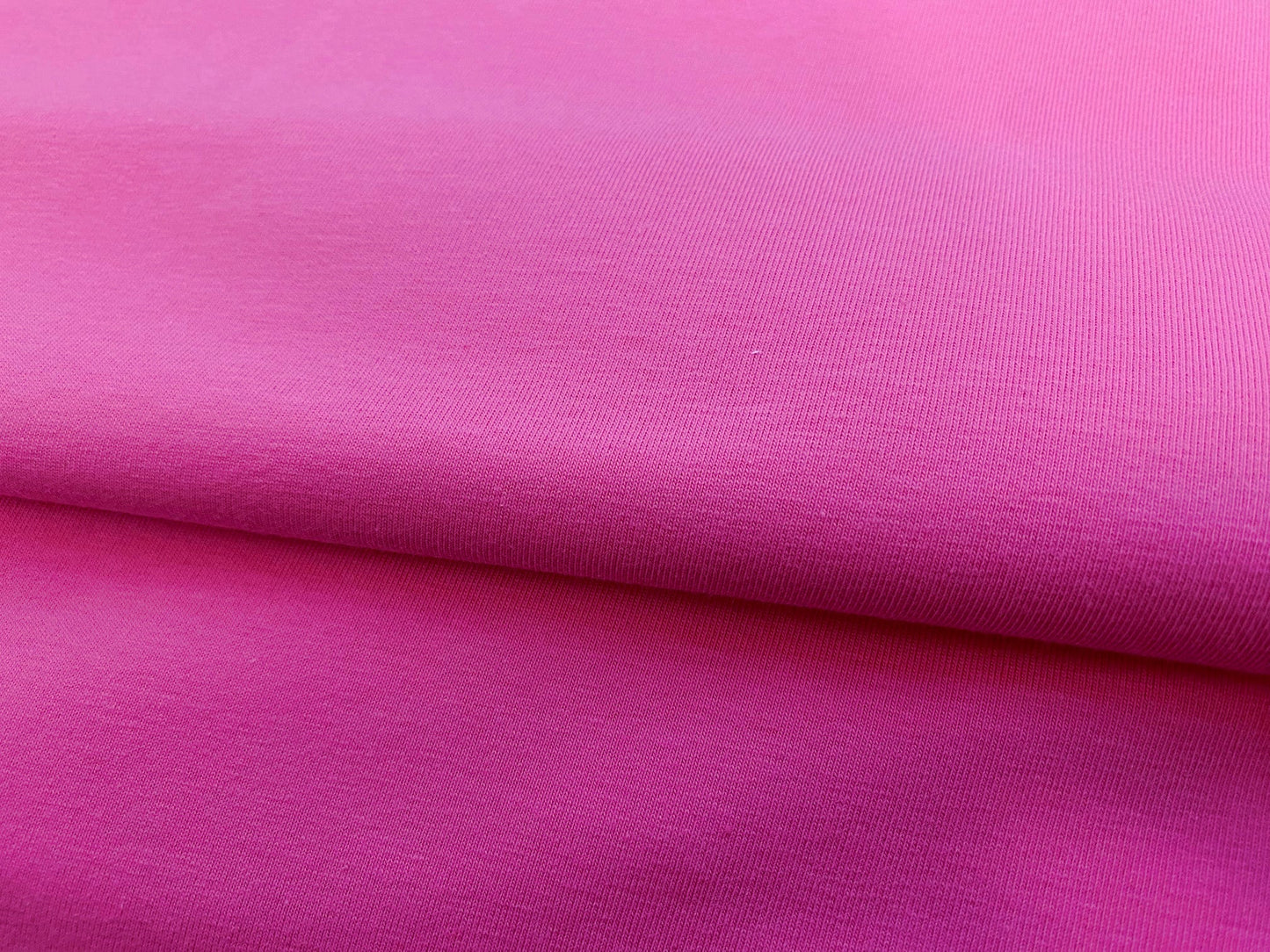 Bio-Baumwolljersey Uni Pink