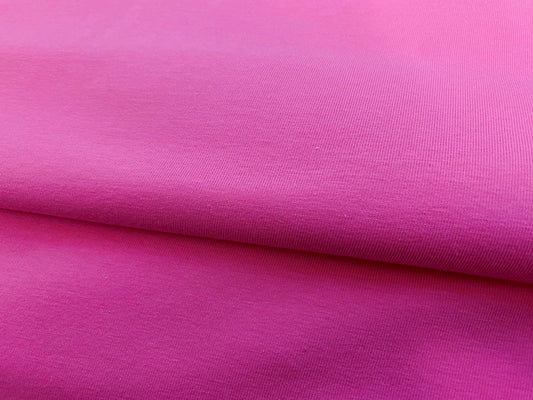 Bio-Baumwolljersey Uni Pink