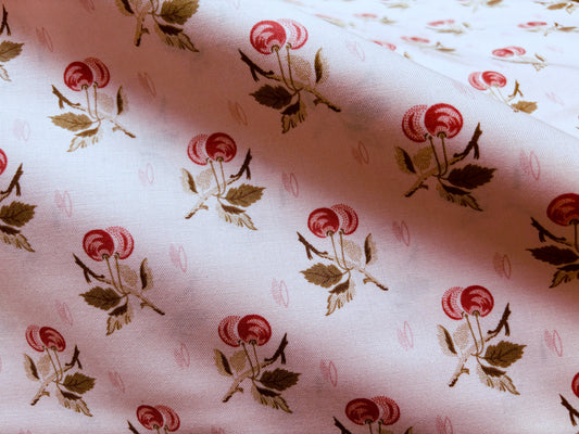 Baumwollstoff Kirschenromantik