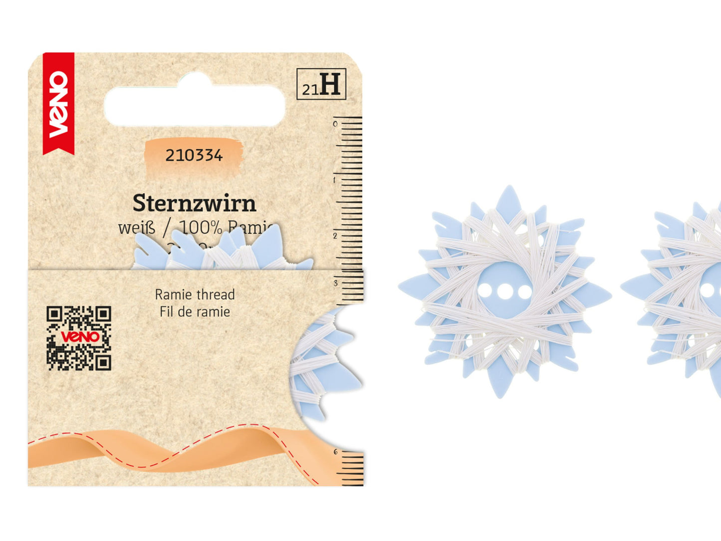 Sternzwirn Weiß 2 x 20 m