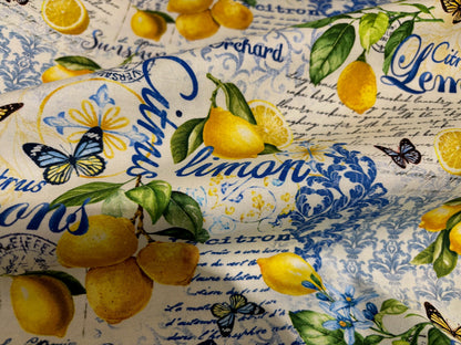 Baumwollstoff Lemon Zitronen