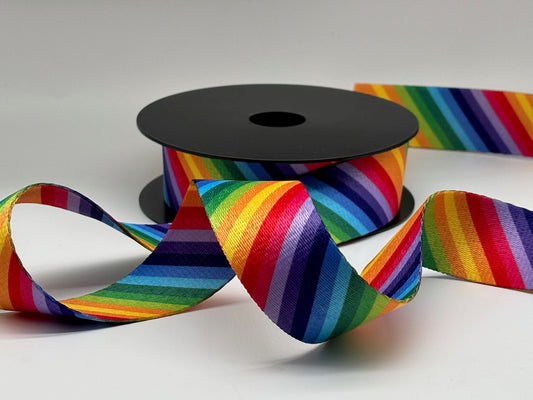 Gurtband Regenbogen gestreift