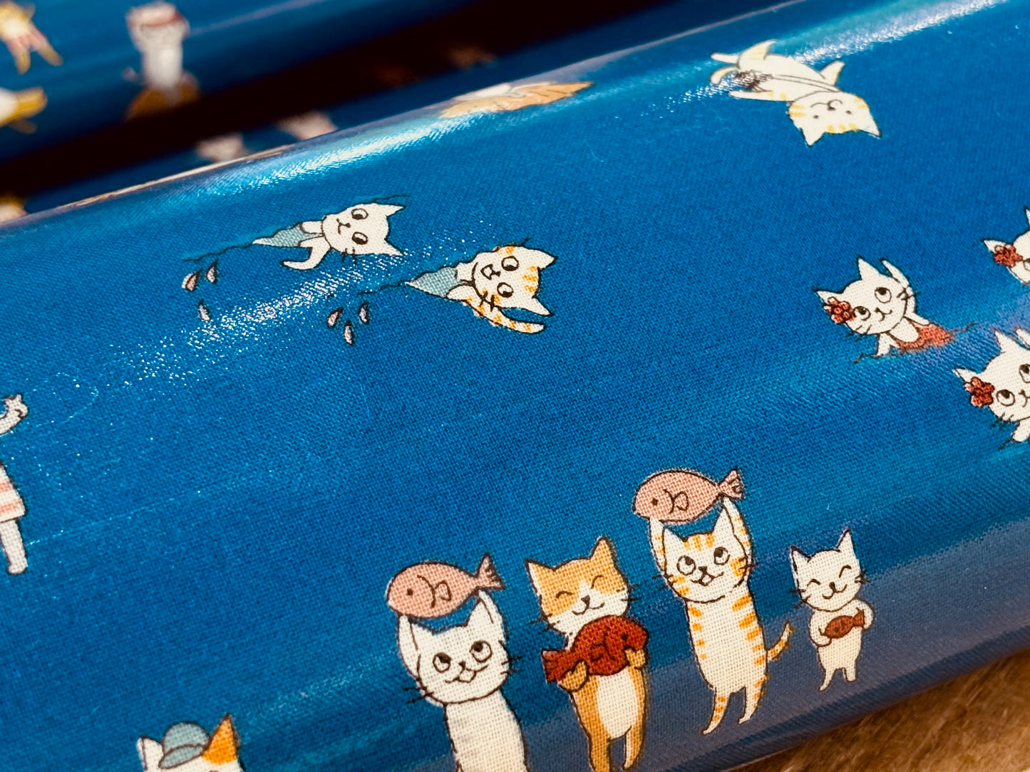 Wachstuch Wenn Katzen schwimmen