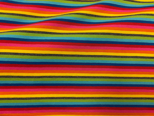 Jersey Schmale Regenbogenstreifen