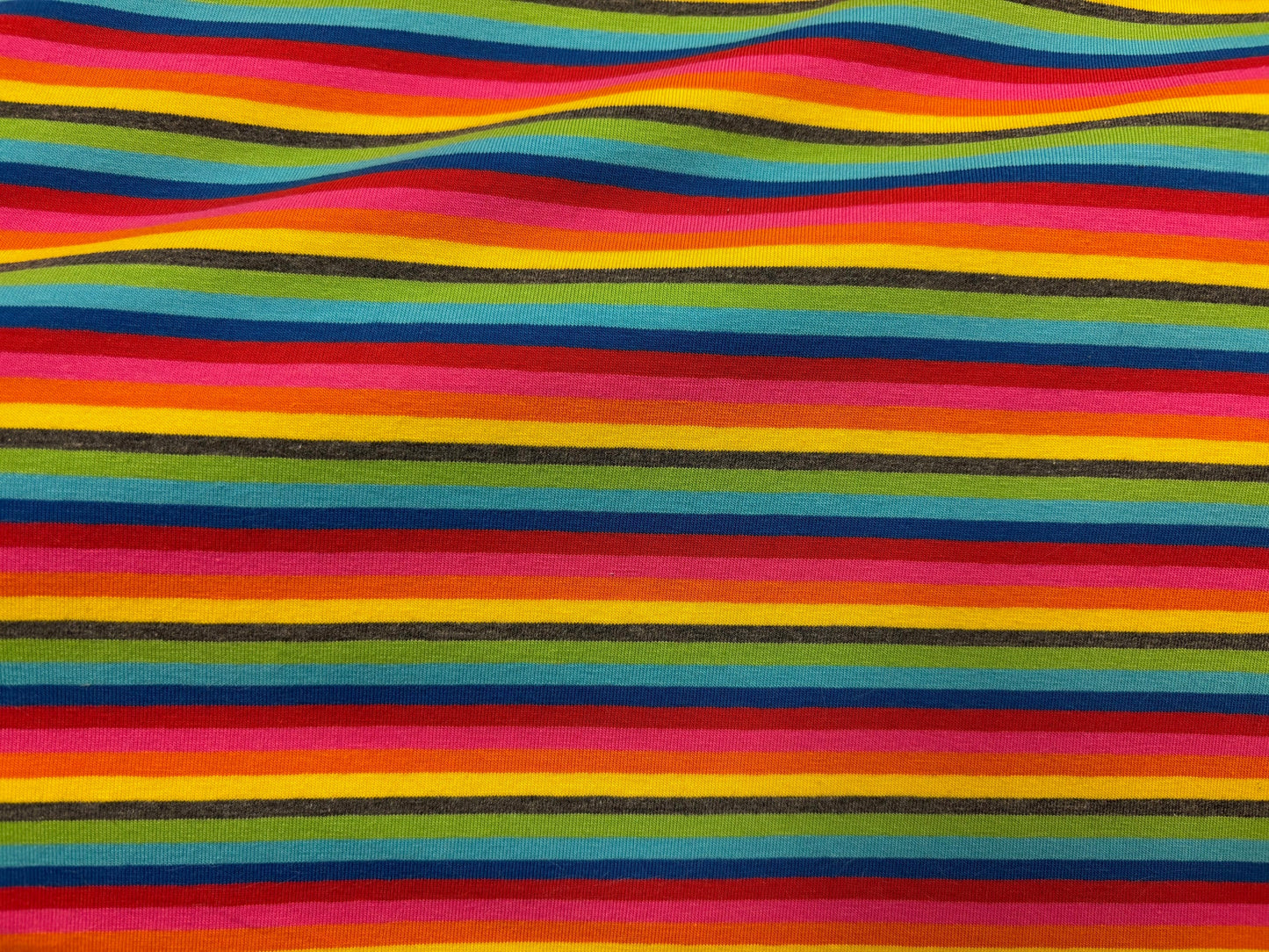 Jersey Schmale Regenbogenstreifen
