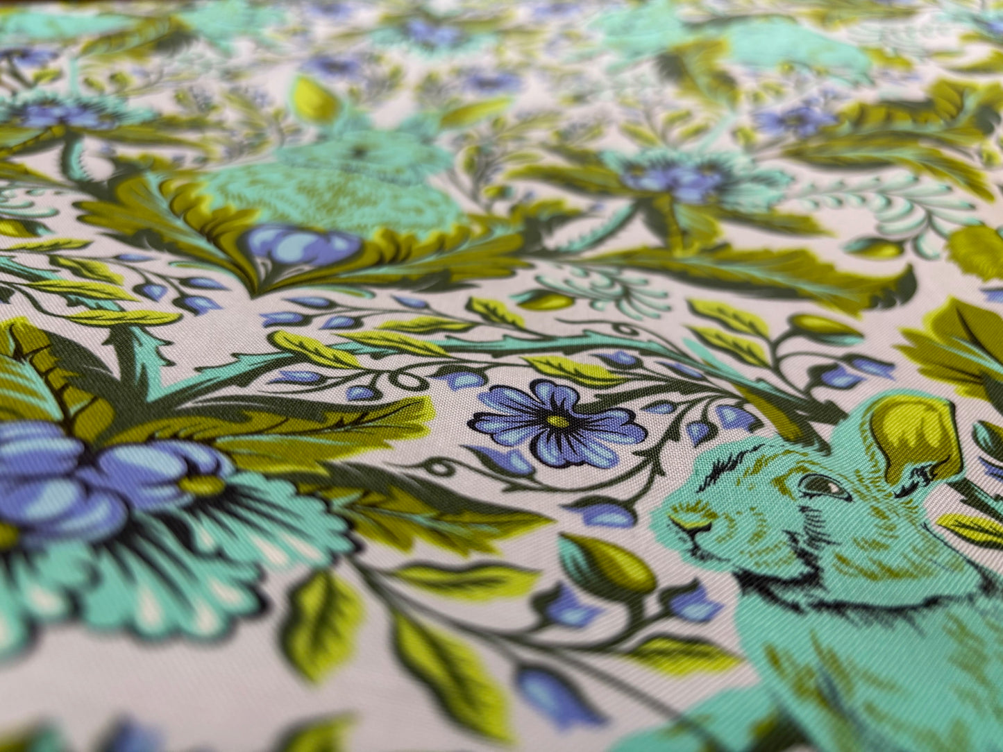 Baumwollstoff Hasen Full Moon