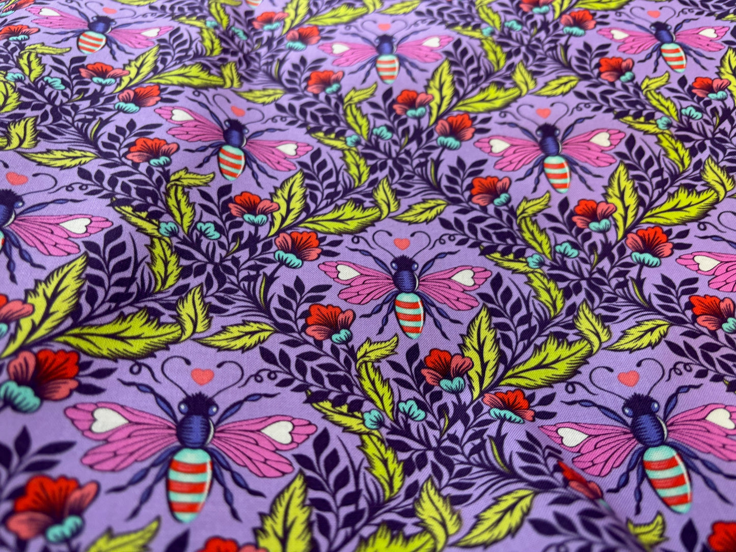 Baumwollstoff Nachtfalter Full Moon