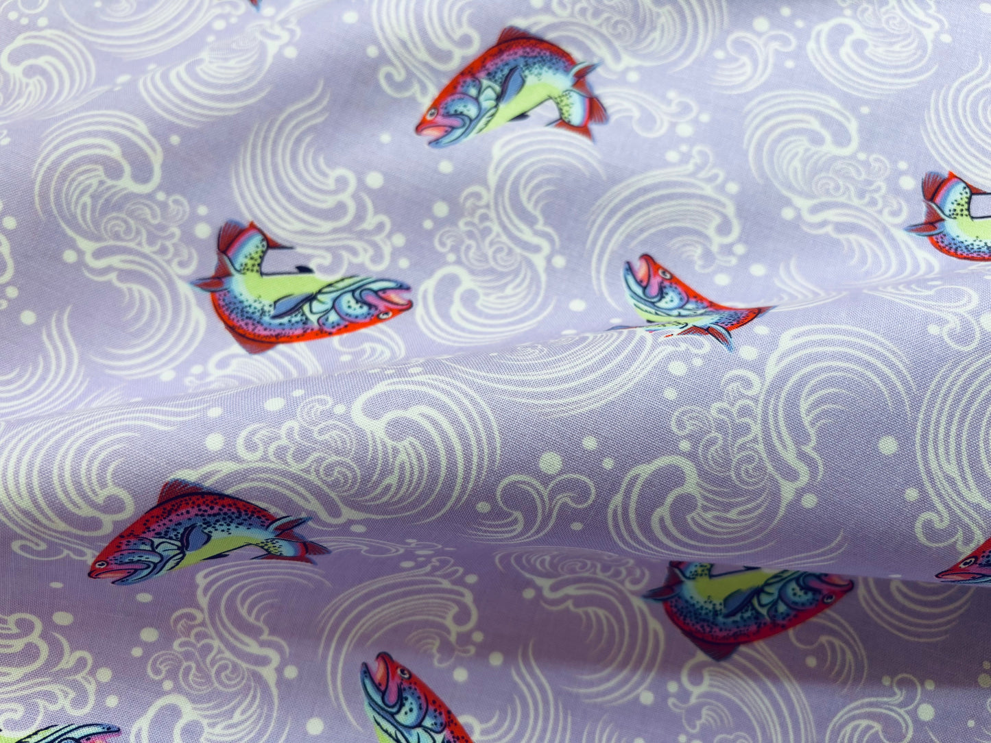 Baumwollstoff Fische Full