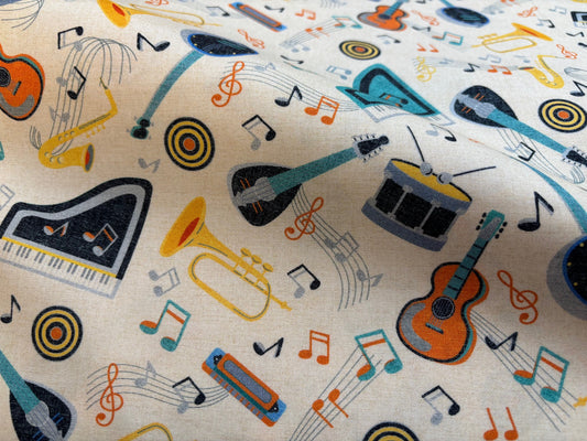 Baumwollstoff Feeling Jazzy