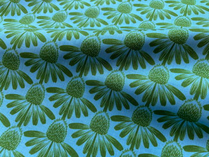Baumwollstoff Echinacea Indelible