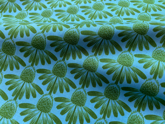 Baumwollstoff Echinacea Indelible
