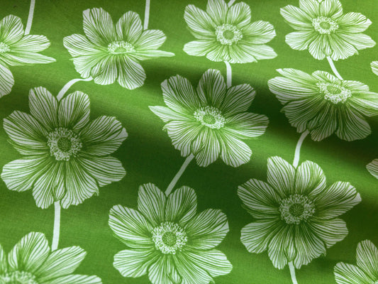 Baumwollstoff Blumen Indelible