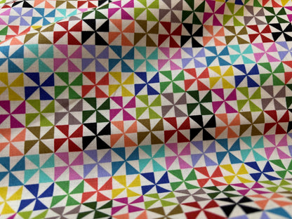 Baumwollstoff Windräder Piecework