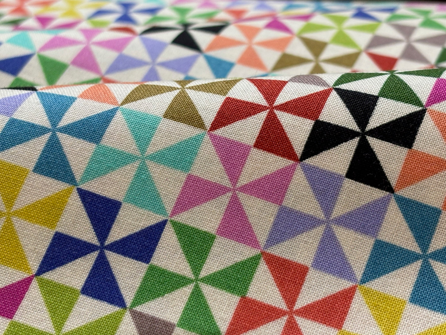 Baumwollstoff Windräder Piecework