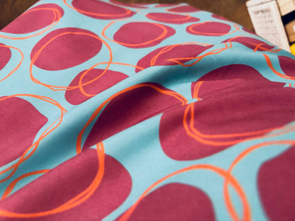 Viskose Kleckse Ilya Fabrics