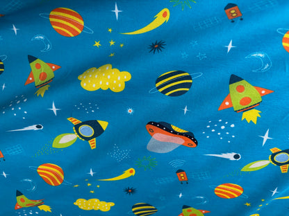 Kinderjersey Rakete Ufo und Planeten