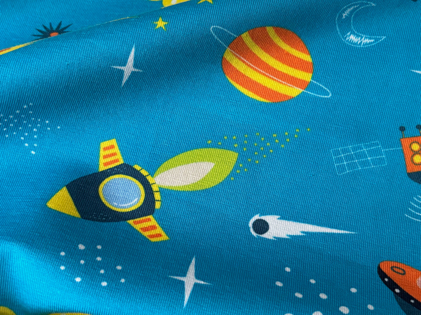 Kinderjersey Rakete Ufo und Planeten