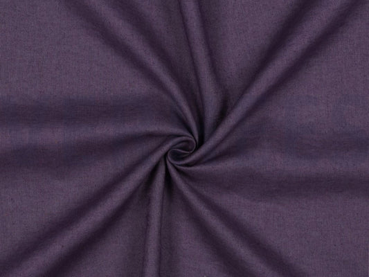 Leichtes Leinen Aubergine
