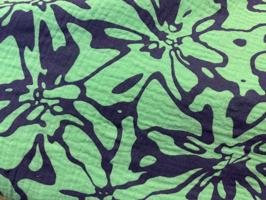 Musselin/Gauze Abstrakte Blumen