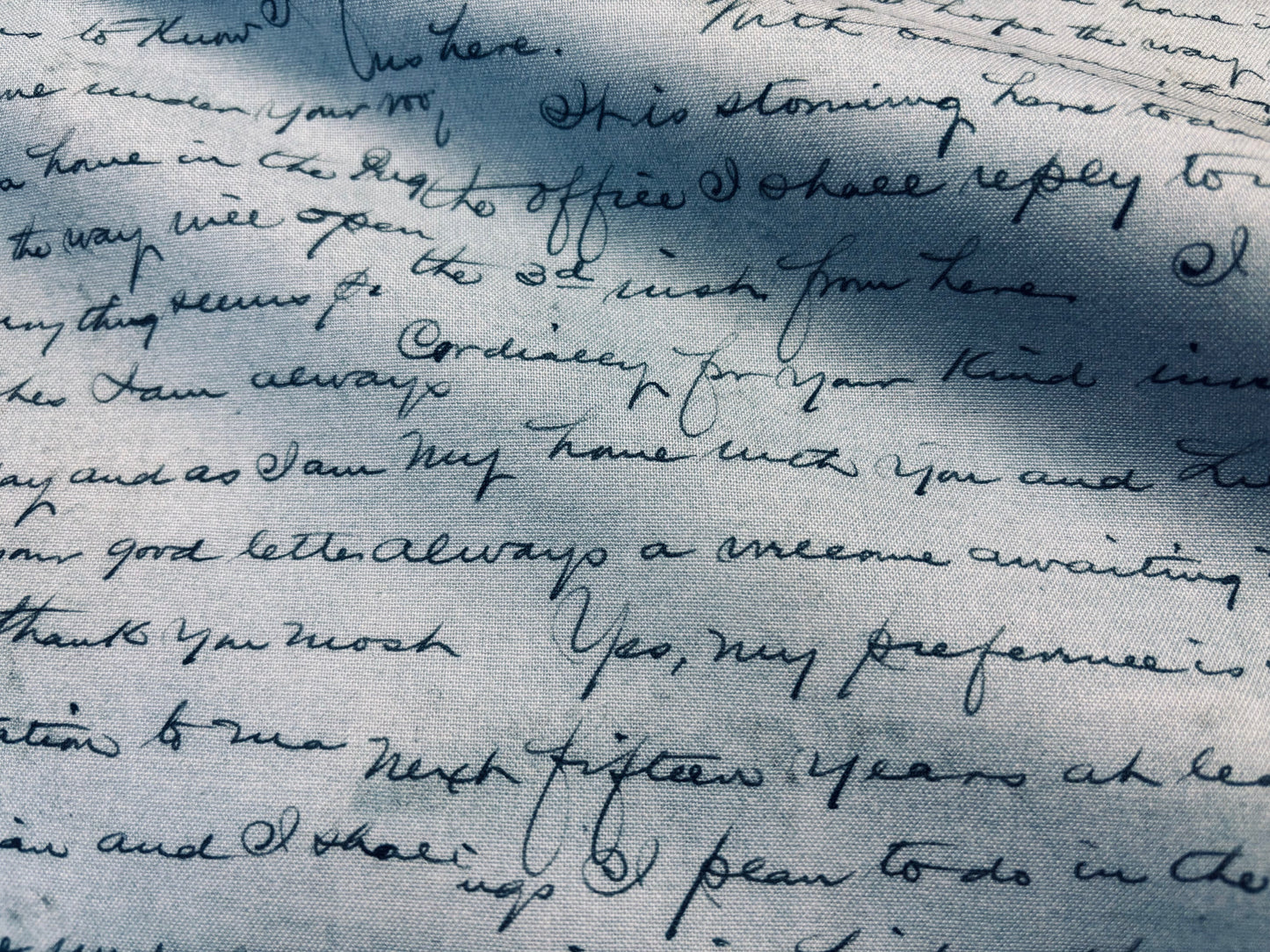 Baumwollstoff Write a Letter PALETTE