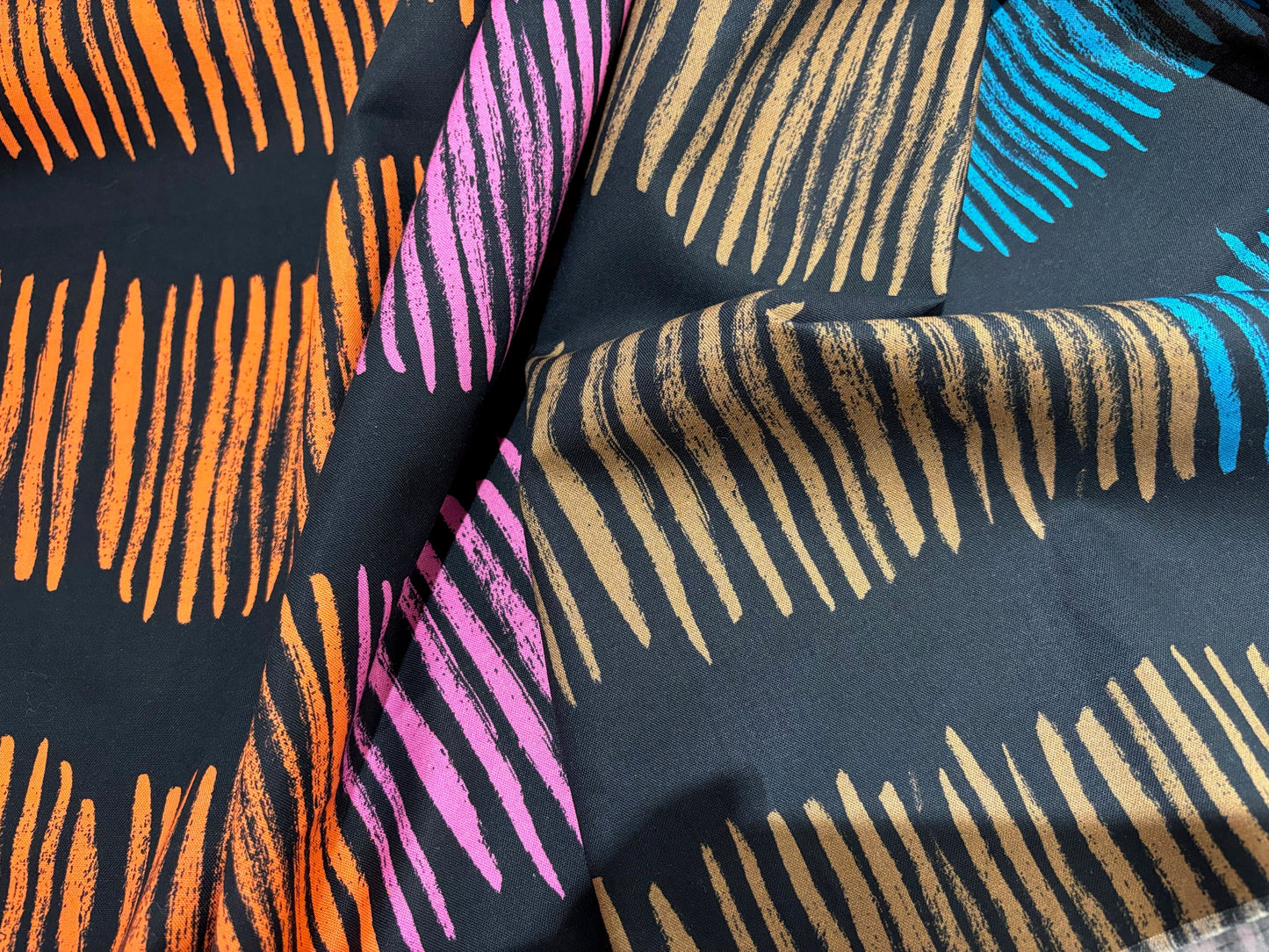 Baumwollstoff Pinselstrich The