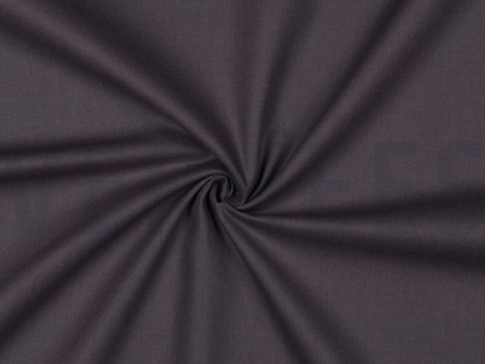 Baumwollstoff Uni Schokobraun