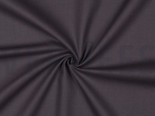 Baumwollstoff Uni Schokobraun