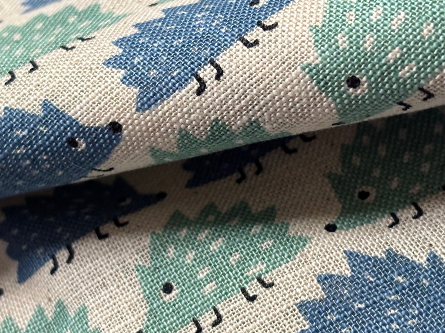 Canvas Igel im Rapport