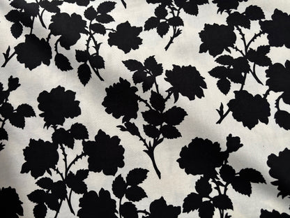 Baumwollstoff Blumen Scherenschnitt