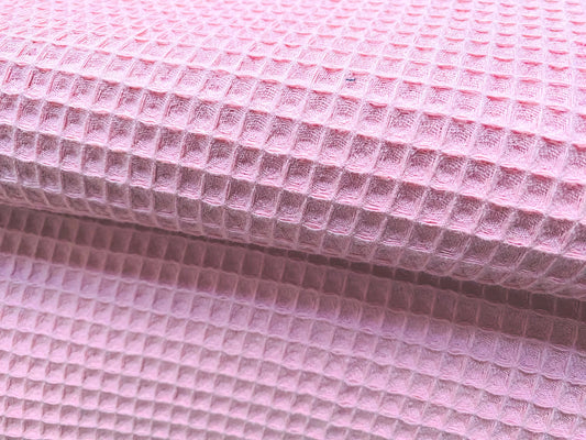 Waffelpique Rosa Zuckerwatte