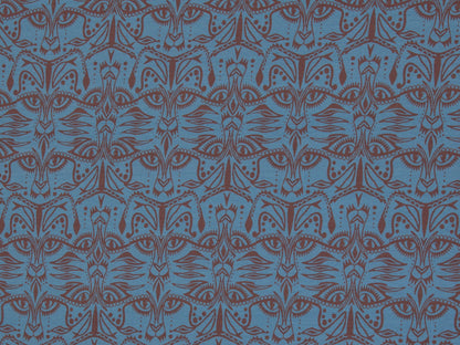 Viskosejersey Tigerelle Rauchblau