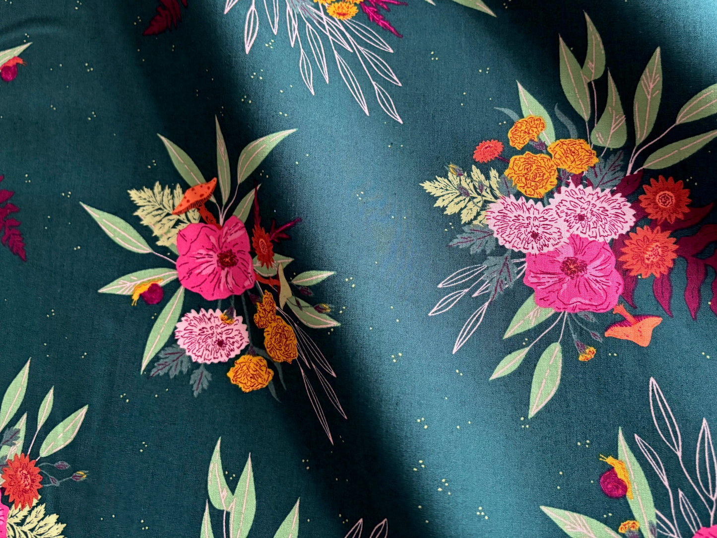 Baumwollstoff Bohemia Blumen