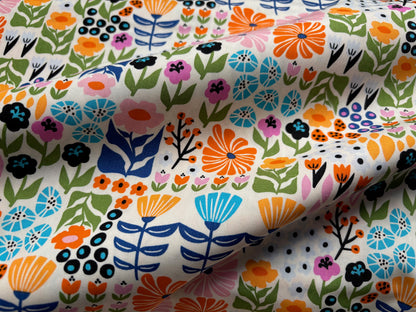 Baumwollstoff Petal Patchwork Bunte