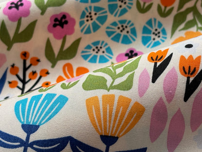 Baumwollstoff Petal Patchwork Bunte