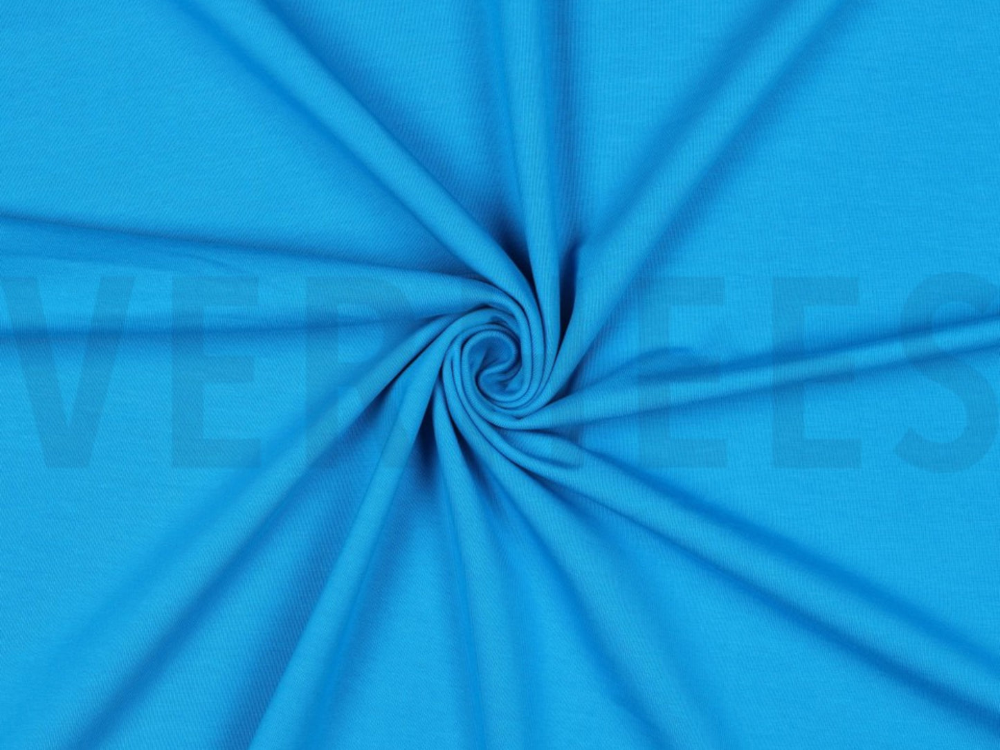 Baumwolljersey Uni Aqua Türkis